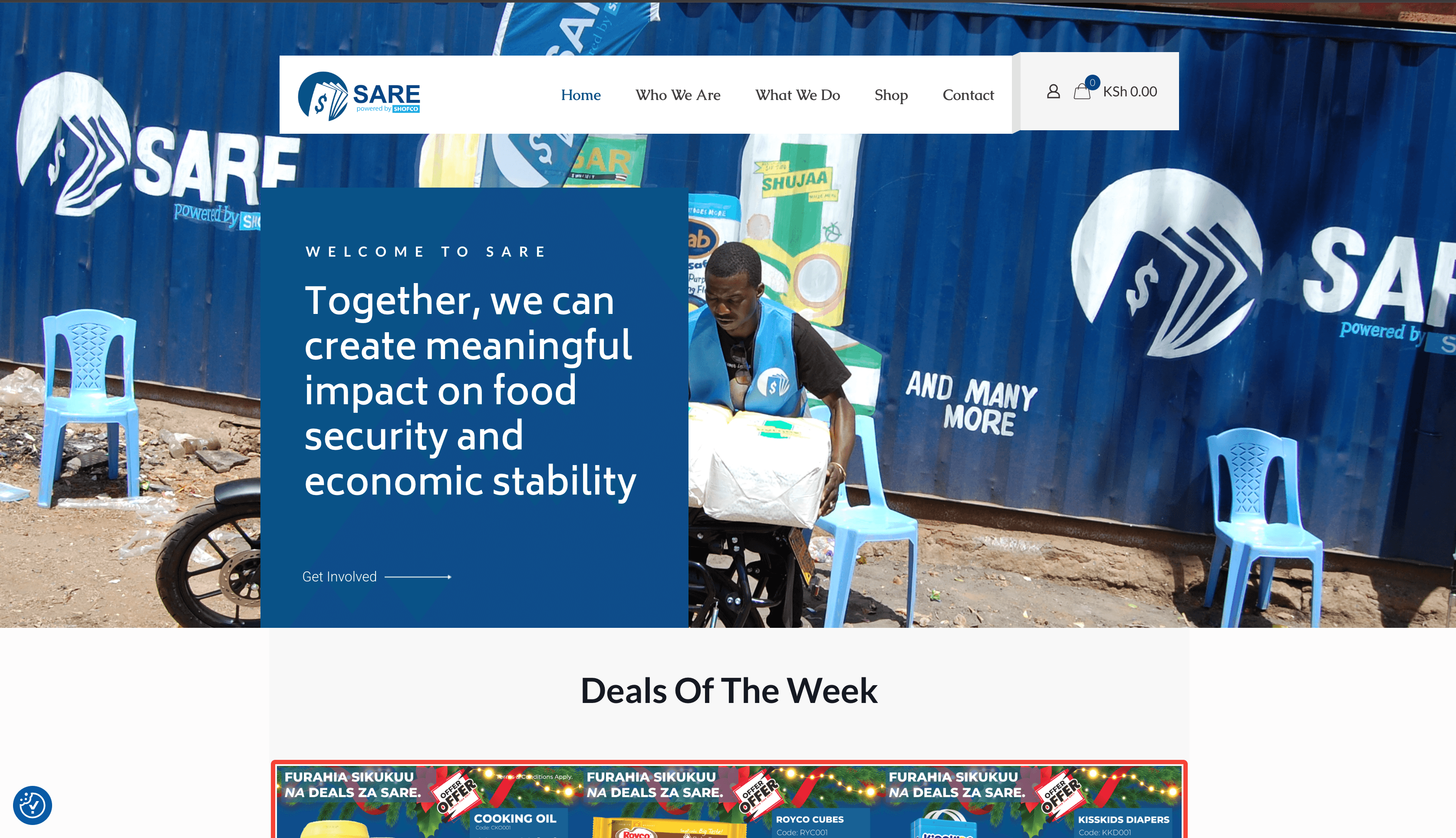 SARE - Affordable Food Access Platform