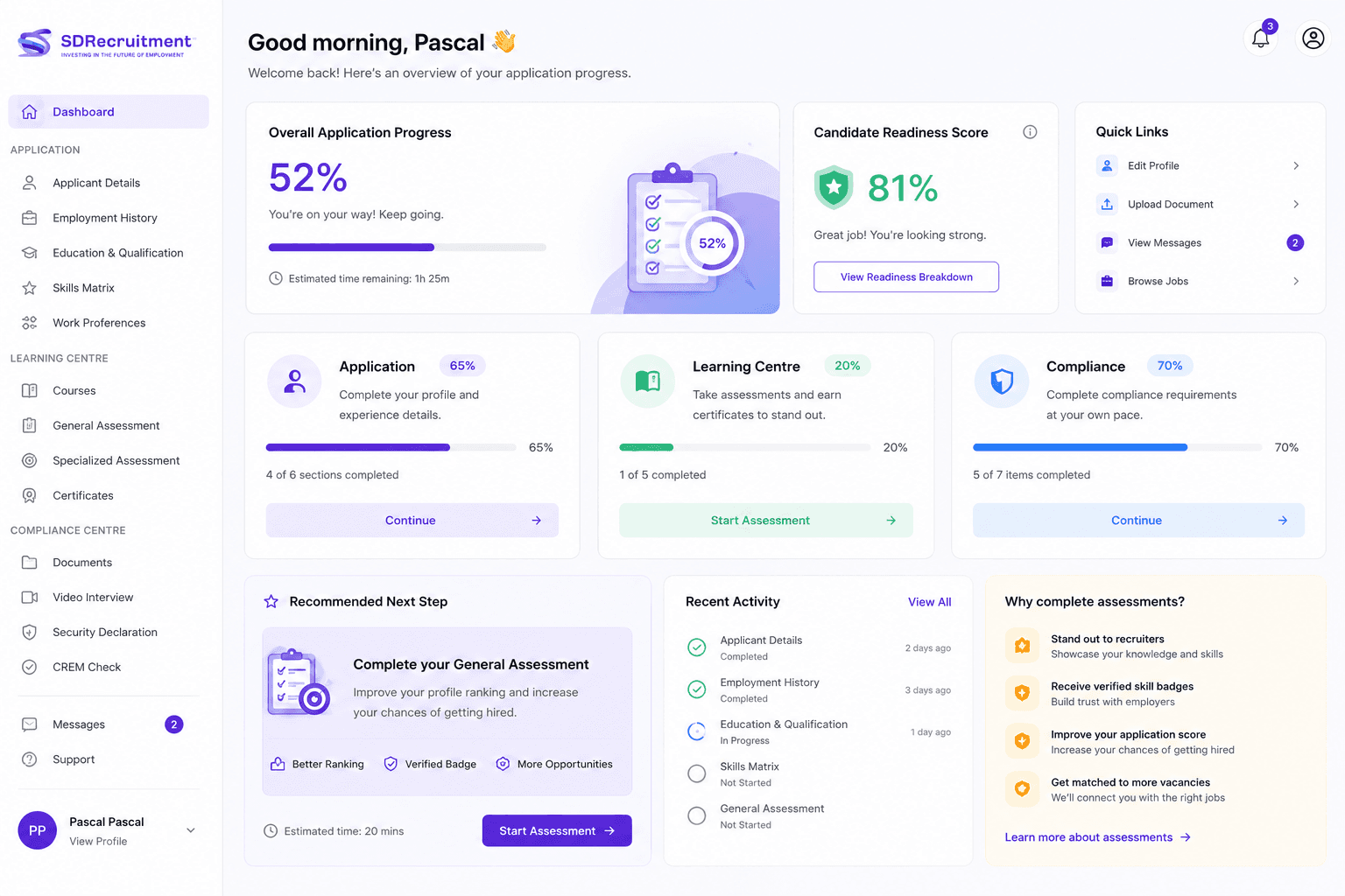 SD Recruitment - Healthcare Staffing Platform